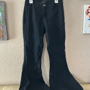 Black Flared Pants
